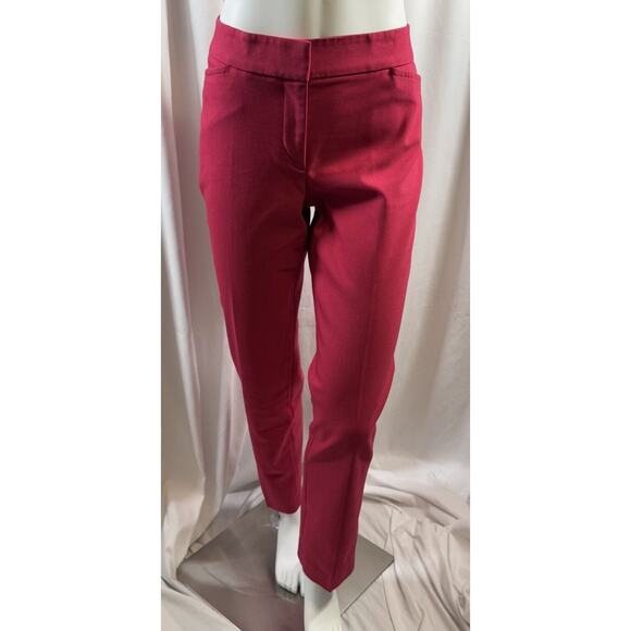 Ann Taylor LOFT Julie Pants, Berry Pink, Sz: 8, 74-17 - Picture 1 of 13